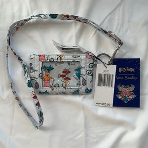 Vera Bradley Hogwarts Zip ID and Lanyard